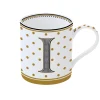Easy Life Tasse individuelle 350 ml en porcelaine dans une boîte a Letter For You «I»> Tasse En Cadeau|Petit Dejeuner