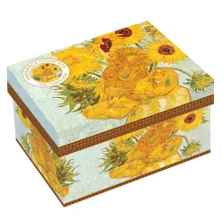 Easy Life Tasse individuelle en porcelaine de 300 ml dans une boîte cadeau VASE WITH TWELVE SUNFLOWERS> Masterpiece|Petit Dejeuner