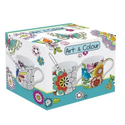 Easy Life Tasse individuelle en porcelaine, 350 ml, dans une boîteCachemire> Petit Dejeuner