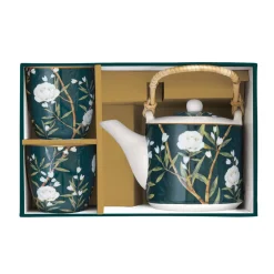Easy Life Théière avec infuseur et 2 tasses ROYAL PEONIES><noscript><img width=